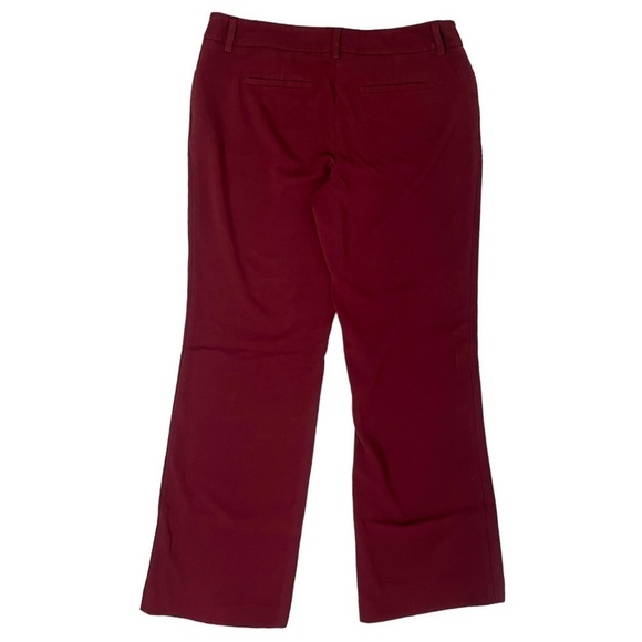 Apt. 9 Modern Fit Wine Color Pants - Size 8 - Picture 9 of 10